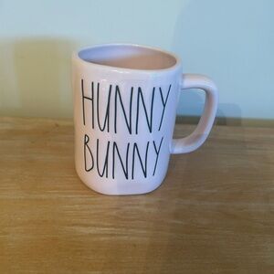 Rae Dunn pink hunny bunny mug